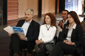 На годишната среща. Валентин Върбанов, Таня Ташкова, Мариела Върбанова и Росен Бешовишки
